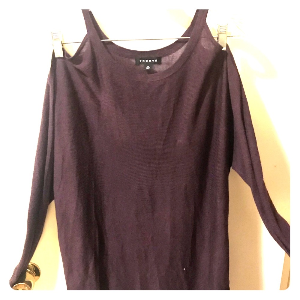 Trouve - Open Shoulder Sweater - image 1